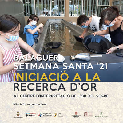 Activitat 'Recerca d'Or en família', Museu de la Noguera, Centre d'Interpretació de l'Or del Segre