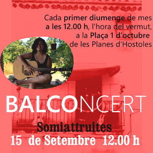 Balconcert a Les Planes d'Hostoles, setembre 2019 Balconcert a Les Planes d'Hostoles, setembre 2019