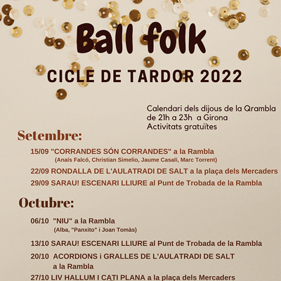 Ball Folk, QRambla, Girona, 2022 Ball Folk, QRambla, Girona, 2022