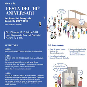 10è aniversari del Banc del Temps de Cambrils