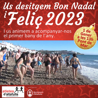 Primer Bany de l'Any a Altafulla, 2023