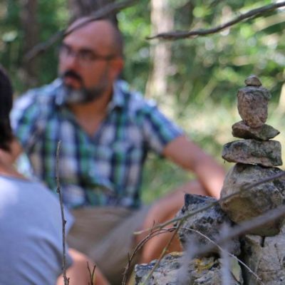 Bany de bosc amb Dani Segura, Bany de bosc, Natiu, Dani Segura