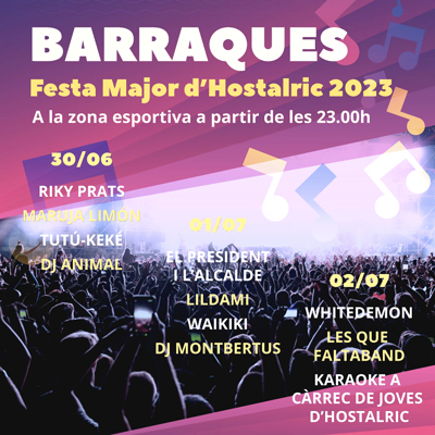 Barraques d'Hostalric, 2023 Barraques d'Hostalric, 2023
