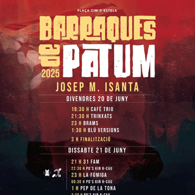Barraques de La Patum, Berga, 2025