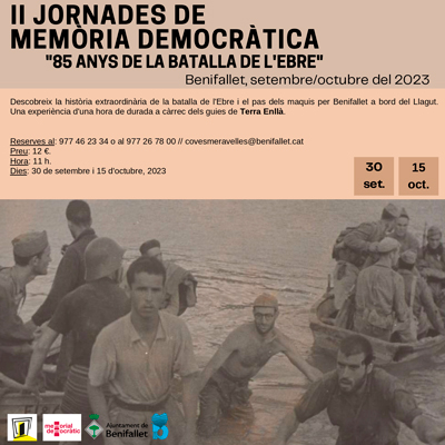 Sortida especial amb Lo Llagut Benifallet: 85 anys de la Batalla de l’Ebre - Benifallet 2023