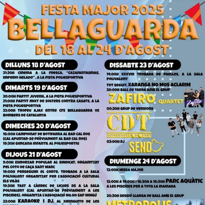 Festa Major de Bellaguarda, 2025 Festa Major de Bellaguarda, 2025