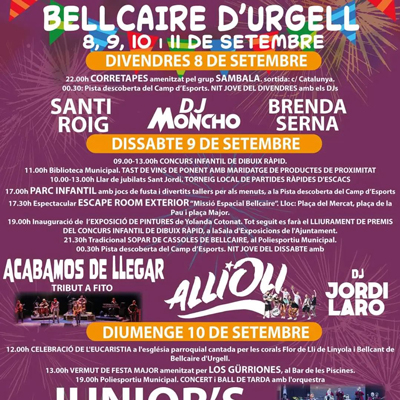 Festa Major de Bellcaire d'Urgell, 2023 Festa Major de Bellcaire d'Urgell, 2023