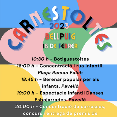 Carnestoltes de Bellpuig, 2023 Carnestoltes de Bellpuig, 2023