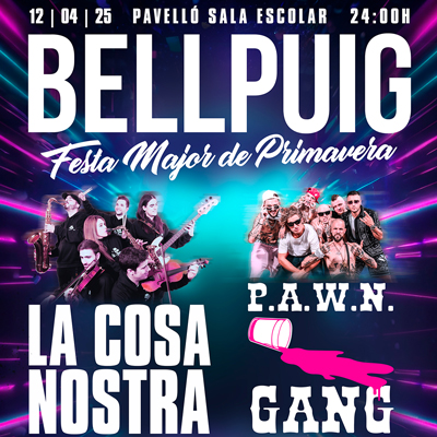 Festa Major de Primavera de Bellpuig, 2025