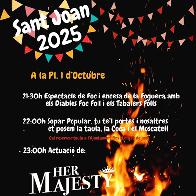 Revetlla de Sant Joan a Bellpuig, 2025