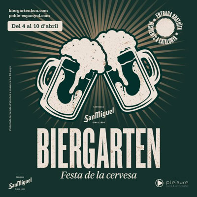 Biergarten, Barcelona, 2023 Biergarten, Barcelona, 2023