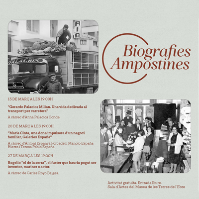 14è Cicle de conferències 'Biografies Ampostines' - 2025