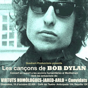 Concert Les Cançons de Bob Dylan al Cafè del Teatre, Lleida, 2019 Concert Les Cançons de Bob Dylan al Cafè del Teatre, Lleida, 2019