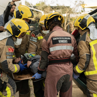 Taula rodona 'Què significa ser bombera?', Bomberes de la Generalitat Taula rodona 'Què significa ser bombera?', Bomberes de la Generalitat