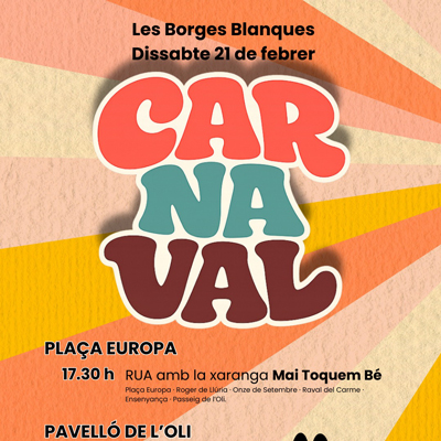 Carnaval a les Borges Blanques, 2026