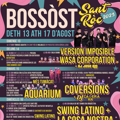 Festa Major de Bòssost, 2023 Festa Major de Bòssost, 2023