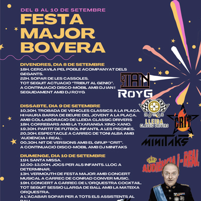 Festa Major de Bovera, 2023 Festa Major de Bovera, 2023