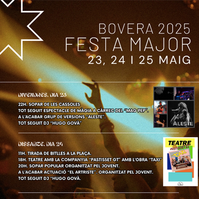 Festa Major de Maig a Bovera, 2025