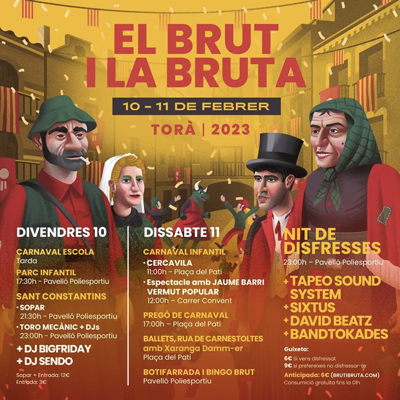 Festa del Brut i la Bruta, Torà, 2023 Festa del Brut i la Bruta, Torà, 2023
