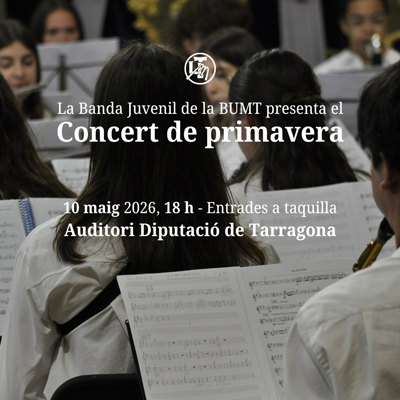Concert de Primavera de la Banda Juvenil de la BUMT, 2026