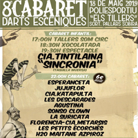 Fragment del cartell del 8é Cabaret d'Arts escèniques de Sort Fragment del cartell del 8é Cabaret d'Arts escèniques de Sort