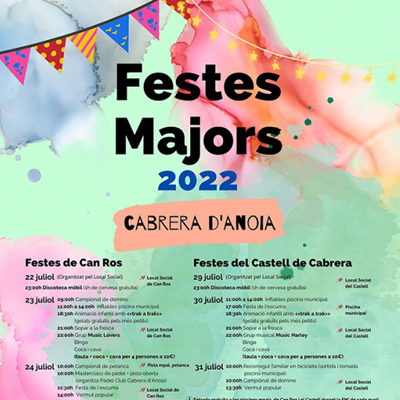 Festa Major de Cabrera d'Anoia