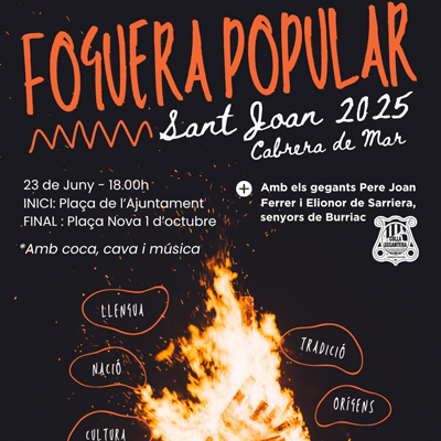 Revetlla de Sant Joan a Cabrera de Mar, 2025