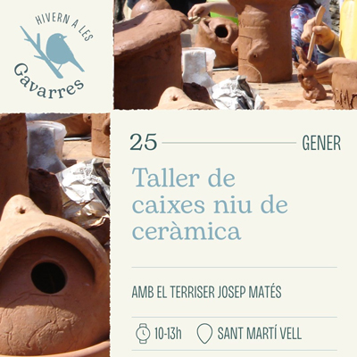 Taller de caixes niu de ceràmica, Consorci de les Gavarres, 2026