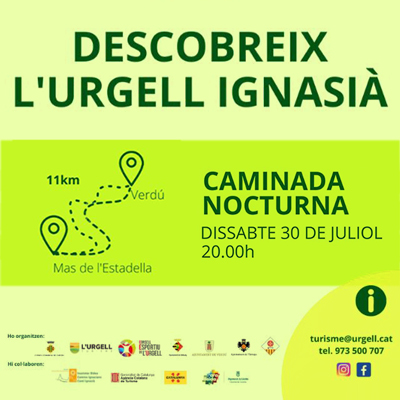 Caminada pel Camí Ignasià a l'Urgell, Verdú, 2022