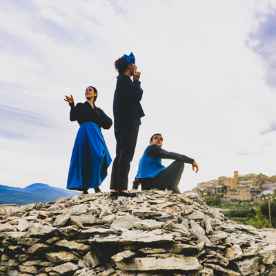 Espectacle 'Camins que parlen', de La Franja Escènica Espectacle 'Camins que parlen', de La Franja Escènica