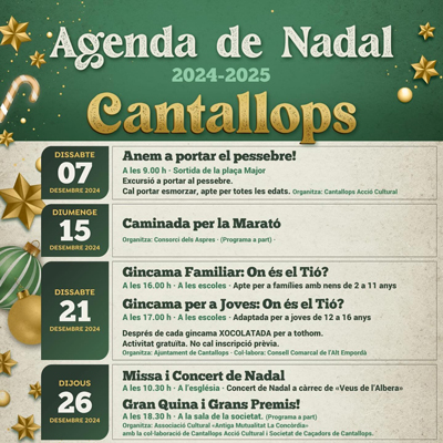Festes de Nadal a Cantallops, 2024 Festes de Nadal a Cantallops, 2024