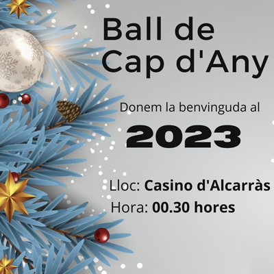 Festa de Cap d'Any a Alcarràs, 2022 Festa de Cap d'Any a Alcarràs, 2022
