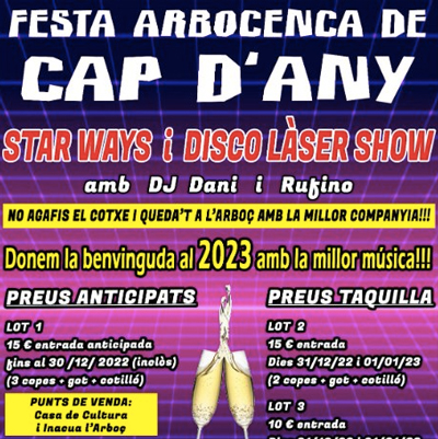 Cap d'Any a L'Arboç, 2022 Cap d'Any a L'Arboç, 2022