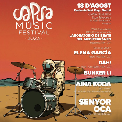 Capsa Music Festival, Associació de Músics de Tarragona (aMt), 2023 Capsa Music Festival, Associació de Músics de Tarragona (aMt), 2023