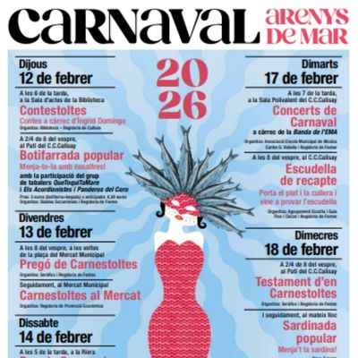 Carnaval a Arenys de Mar 2026, Carnaval a Arenys de Mar, 2026, Arenys de Mar, Carnaval a Arenys de Mar 2026, Carnaval a Arenys de Mar, 2026, Arenys de Mar,