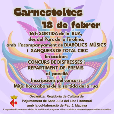 Carnestoltes a Bonmatí 2024
