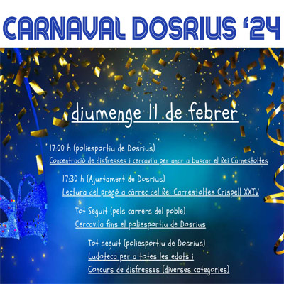 Carnaval a Dosrius 2024 Carnaval a Dosrius 2024