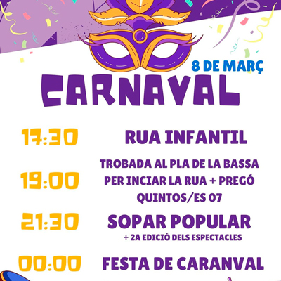 Carnaval - La Fatarella 2025 Carnaval - La Fatarella 2025