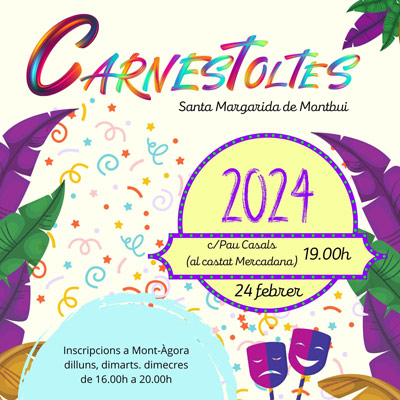 Carnestoltes a Santa Margarida de Montbui 2024 Carnestoltes a Santa Margarida de Montbui 2024