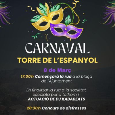 Carnaval a la Torre de l'Espanyol 2025, Carnaval a la Torre de l'Espanyol, La Torre de l'Espanyol, 2025, Carnaval a la Torre de l'Espanyol 2025, Carnaval a la Torre de l'Espanyol, La Torre de l'Espanyol, 2025,