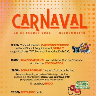 Carnaval a Ulldemolins 2025 Carnaval a Ulldemolins 2025