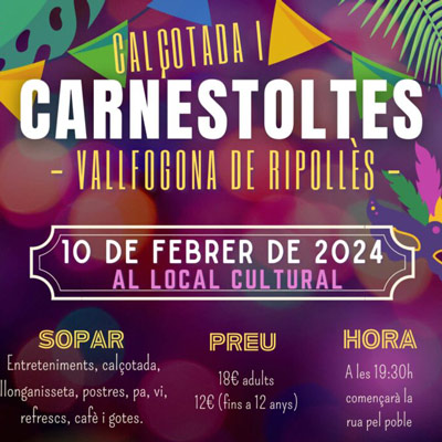 Carnestoltes a Vallfogona de Ripollès 2024 Carnestoltes a Vallfogona de Ripollès 2024