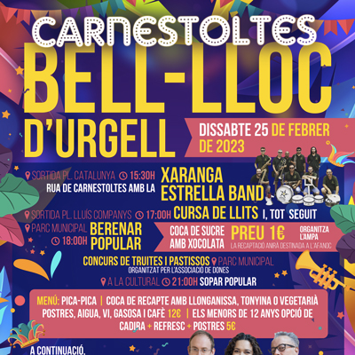 Carnestoltes de Bell-lloc d'Urgell, 2023