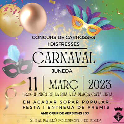 Carnaval de Juneda, 2023