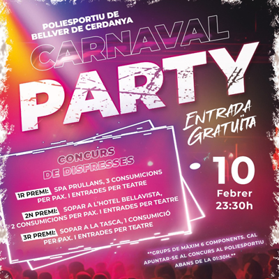 Carnaval Party a Bellver de Cerdanya, 2024 Carnaval Party a Bellver de Cerdanya, 2024