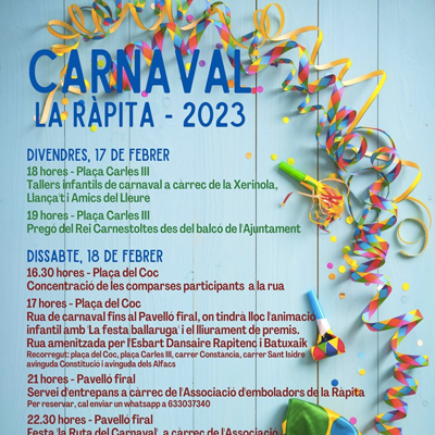 Carnaval a La Ràpita, 2023
