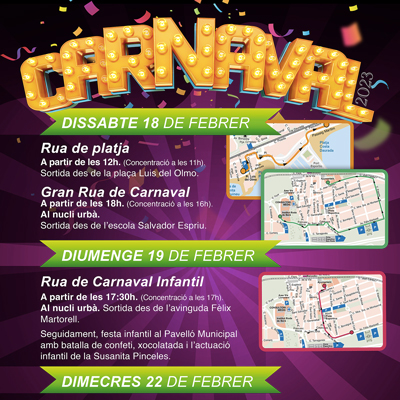 Carnaval a Roda de Berà, 2023