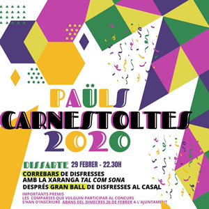 Carnestoltes - Paüls 2020