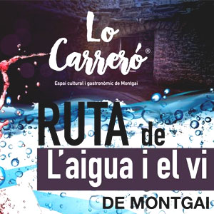 Ruta de l'aigua i el vi al Carerró de Montgai, 2019 Ruta de l'aigua i el vi al Carerró de Montgai, 2019
