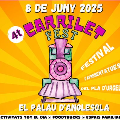 Carrilet Fest 2025, Carrilet Fest, 2025, El Palau d'Anglesola Carrilet Fest 2025, Carrilet Fest, 2025, El Palau d'Anglesola